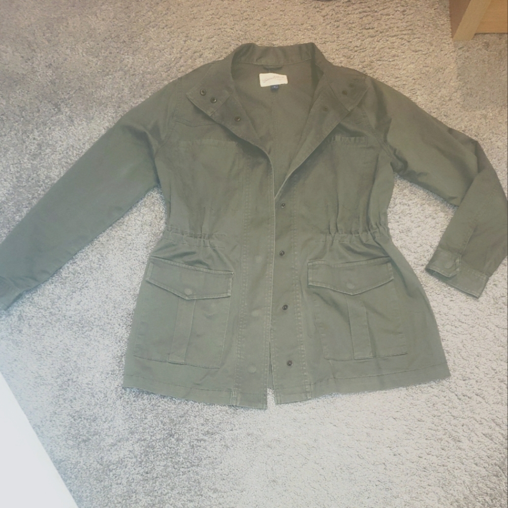 Universal Thread Army Green Snap Jacket
